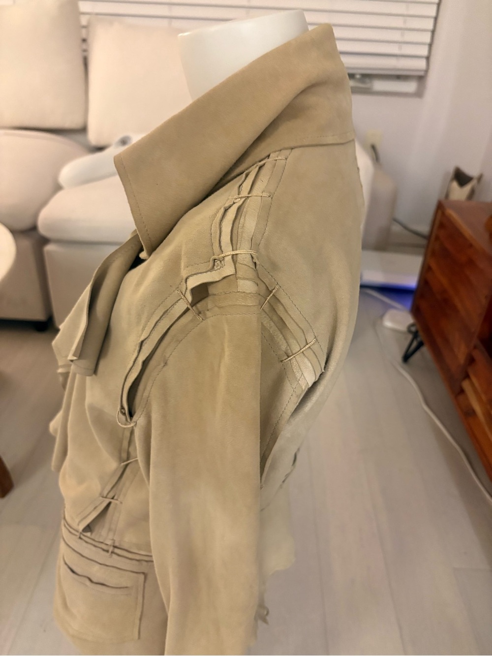 Free People Sand Ruffle-Front Utility Jacket - Picture 3 of 10